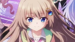 A high-quality screenshot from The 9-nine anime.