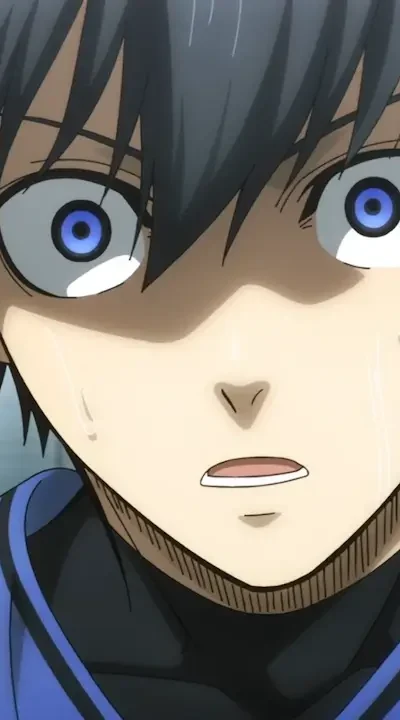 A high-quality screenshot from the Blue Lock anime.