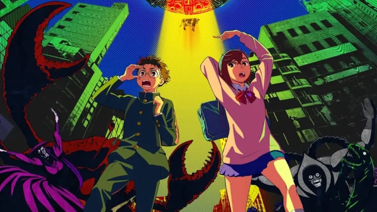 A high-quality screenshot from Dandadan anime.