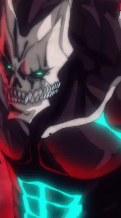 A high-quality screenshot from the Kaiju no 8 anime.