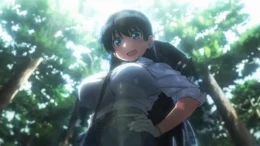 A high-quality screenshot from The Ruri No Houseki anime.
