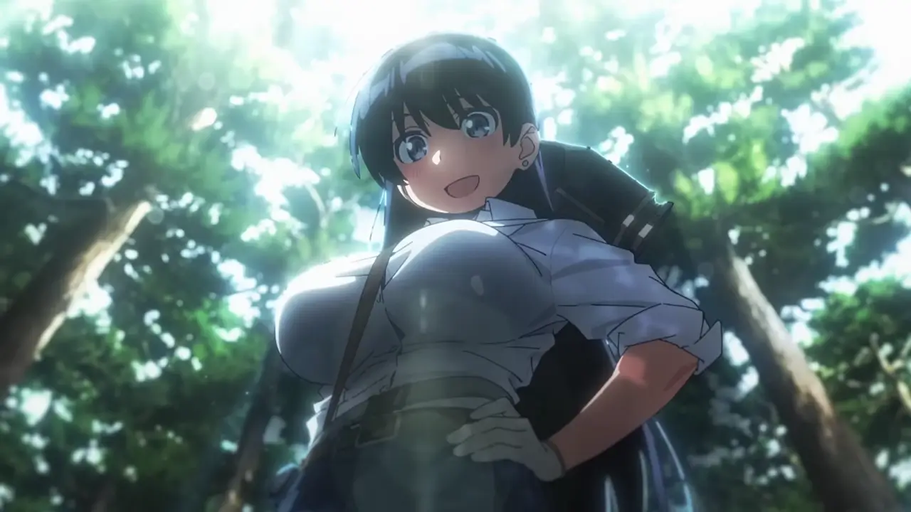 A high-quality screenshot from The Ruri No Houseki anime.
