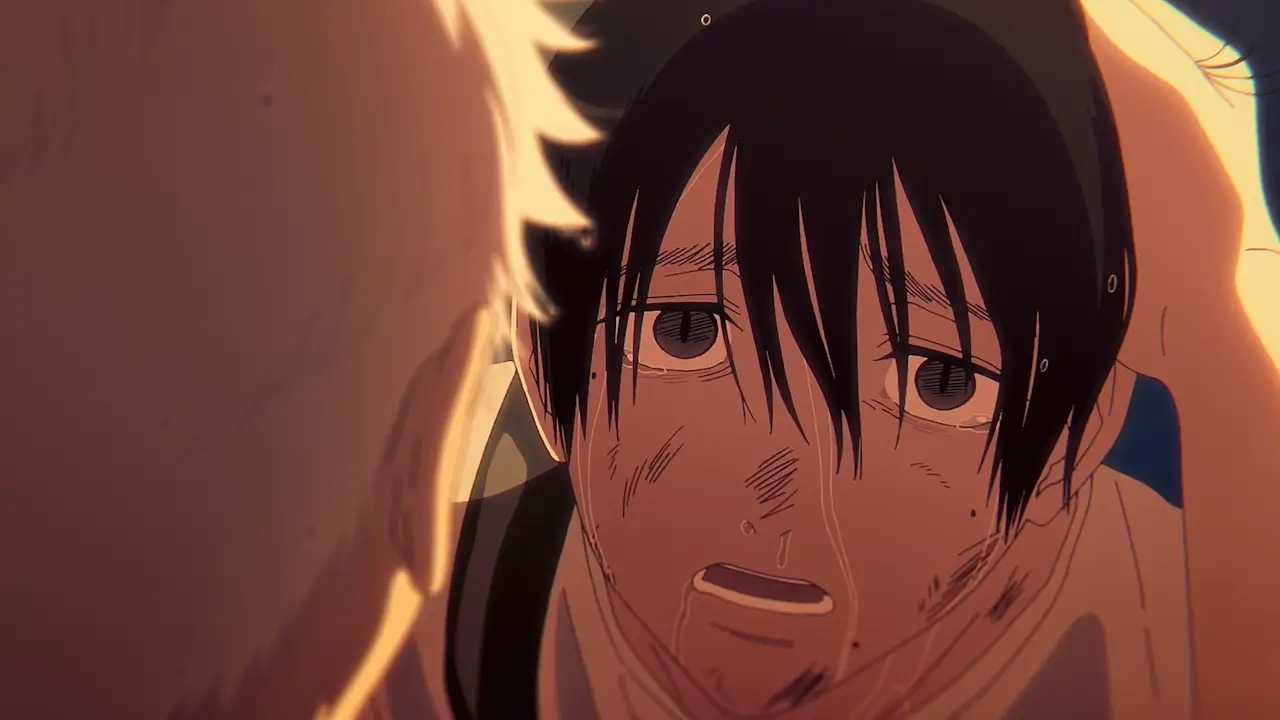 A high-quality screenshot from The Summer Hikaru Died anime.