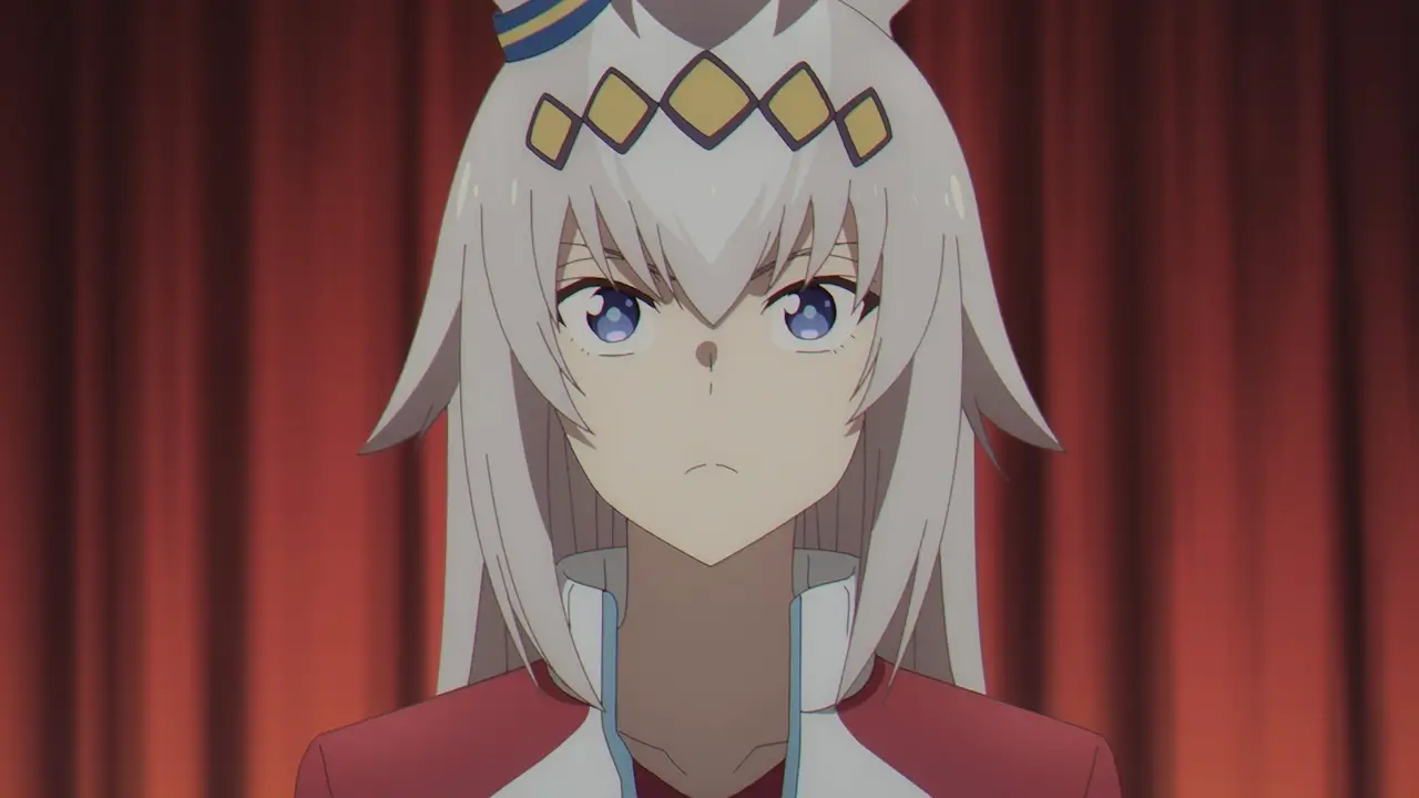 A high-quality screenshot from the Uma Musume: Cinderella Gray anime.